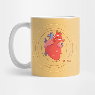 Restless heart Mug